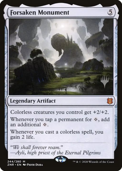 Forsaken Monument (Promo Pack) [Zendikar Rising Promos] - MTG Single