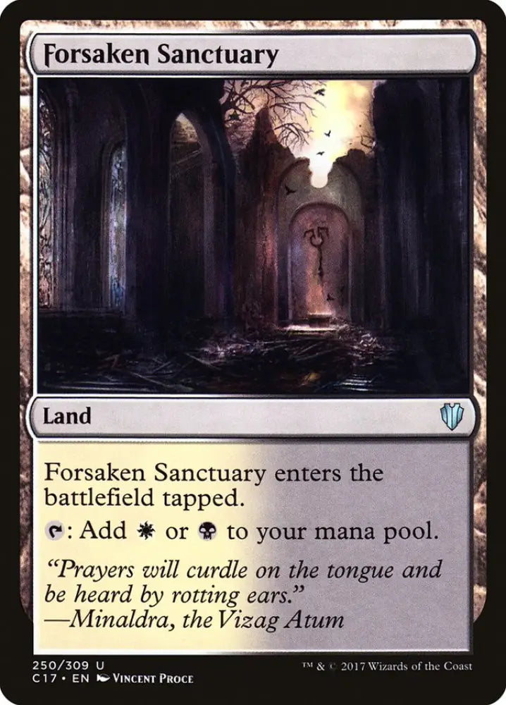 Forsaken Sanctuary [Commander 2017] - MTG Single