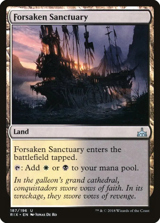 Forsaken Sanctuary [Rivals of Ixalan] - MTG Single