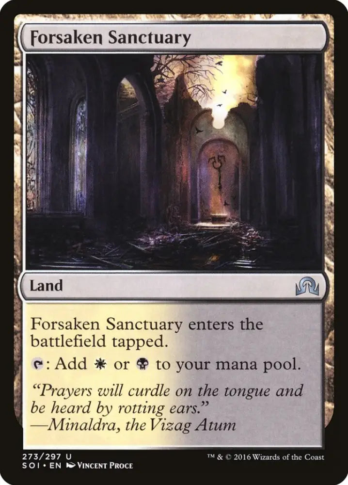 Forsaken Sanctuary [Shadows over Innistrad] - MTG Single
