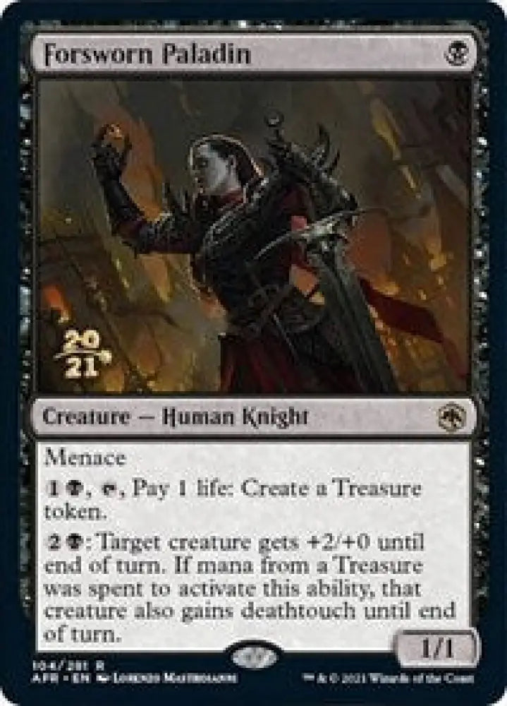 Forsworn Paladin (104) [Prerelease Cards]