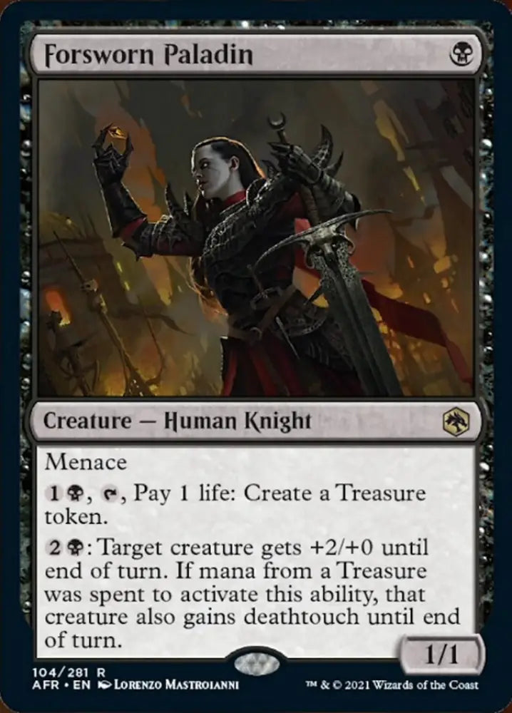 Forsworn Paladin [Dungeons & Dragons: Adventures in the Forgotten Realms] - MTG Single