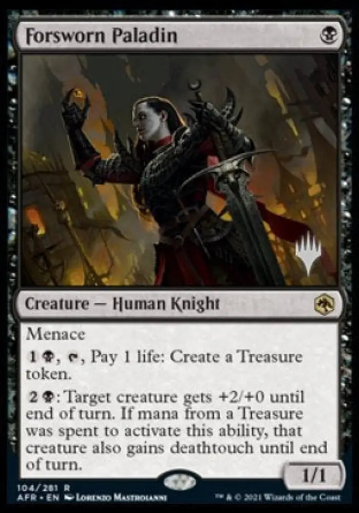 Forsworn Paladin (Promo Pack) [Dungeons & Dragons: Adventures in the Forgotten Realms Promos] - MTG Single