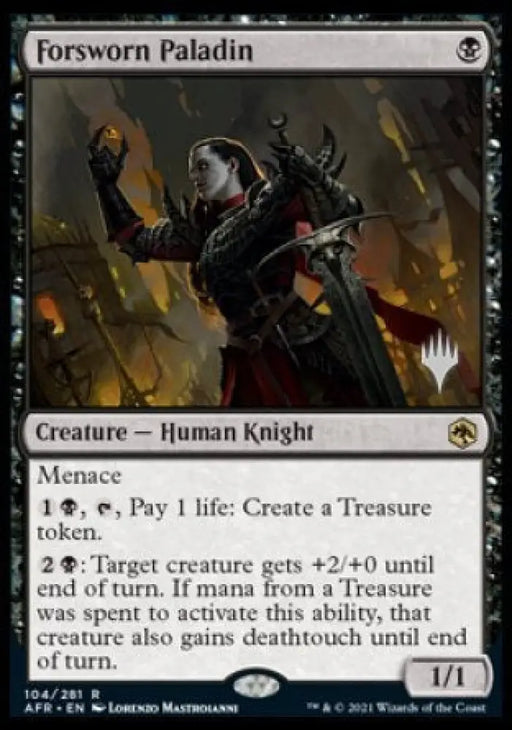 Forsworn Paladin (Promo Pack) [Dungeons & Dragons: Adventures in the Forgotten Realms Promos] - MTG Single