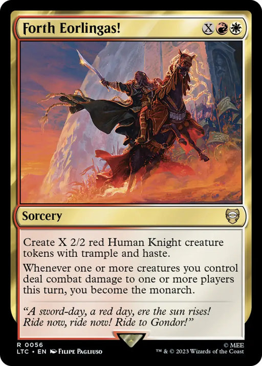 Forth Eorlingas! [The Lord of the Rings: Tales of Middle-Earth Commander] - MTG Single