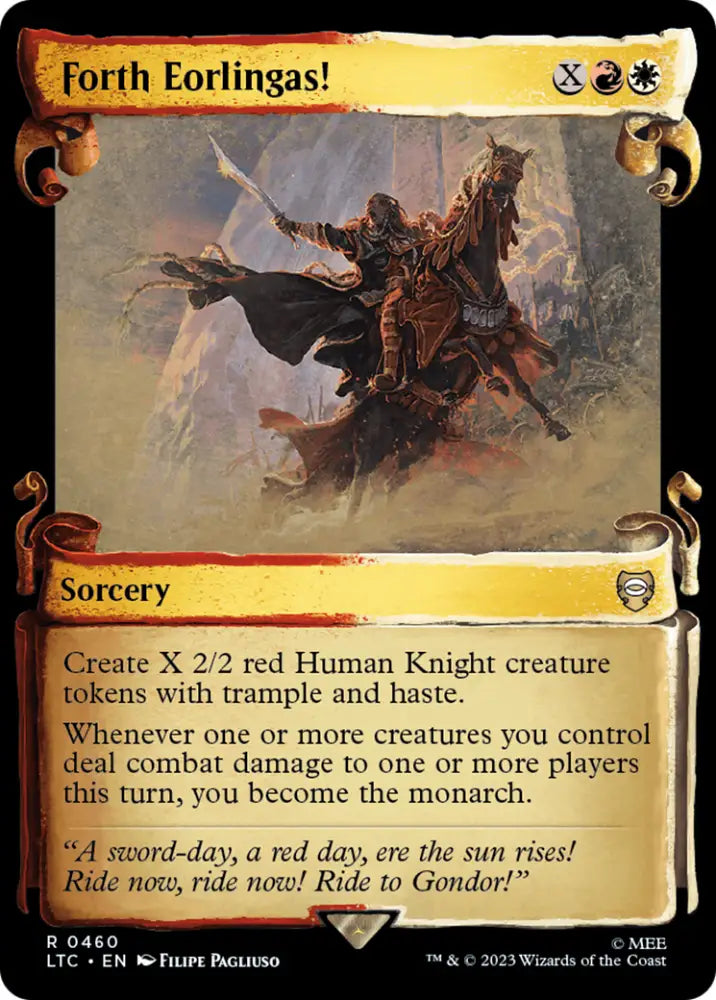 Forth Eorlingas! [The Lord of the Rings: Tales of Middle-Earth Commander Showcase Scrolls] - MTG Single