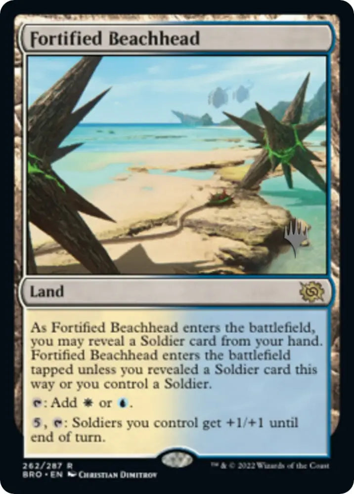 Fortified Beachhead (Promo Pack) [The Brothers’ War Promos] - MTG Single