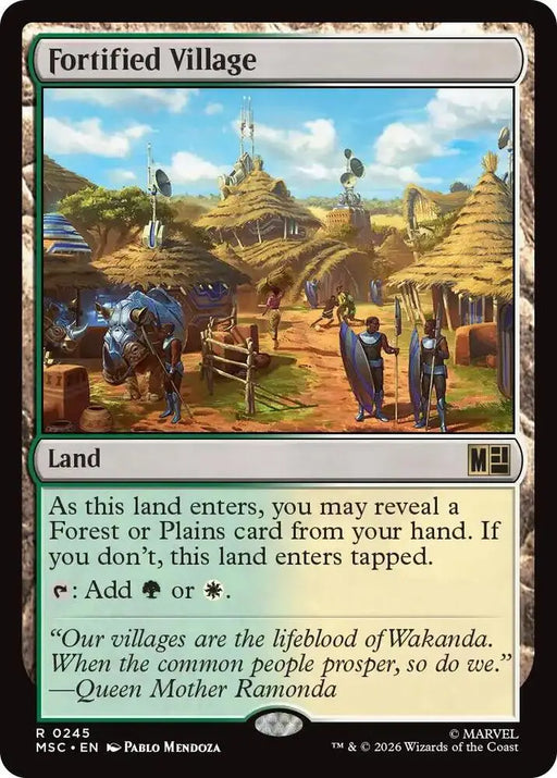 Fortified Village (245) [Marvel Super Heroes Commander]