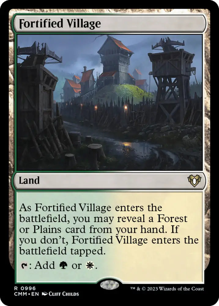 Fortified Village [Commander Masters] - MTG Single