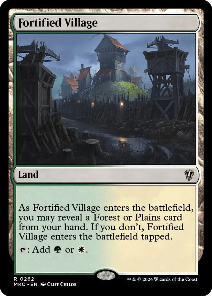 Fortified Village [Murders at Karlov Manor Commander] - MTG Single