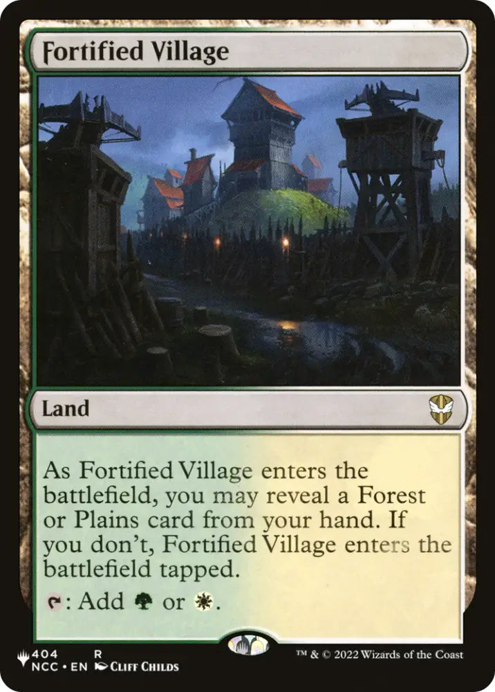 Fortified Village [The List] - MTG Single