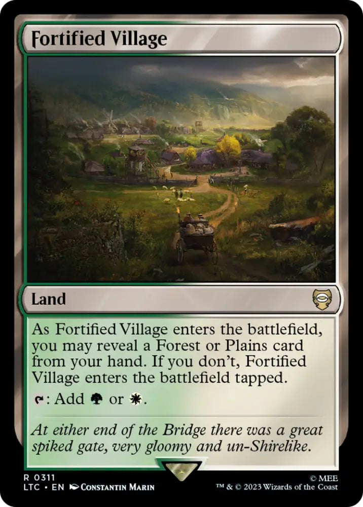 Fortified Village [The Lord of the Rings: Tales of Middle-Earth Commander] - MTG Single