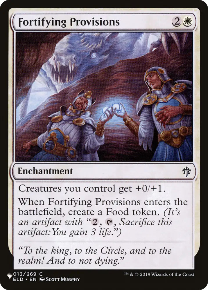 Fortifying Provisions [The List] - MTG Single