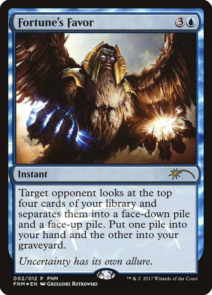 Fortune’s Favor [Friday Night Magic 2017] - MTG Single
