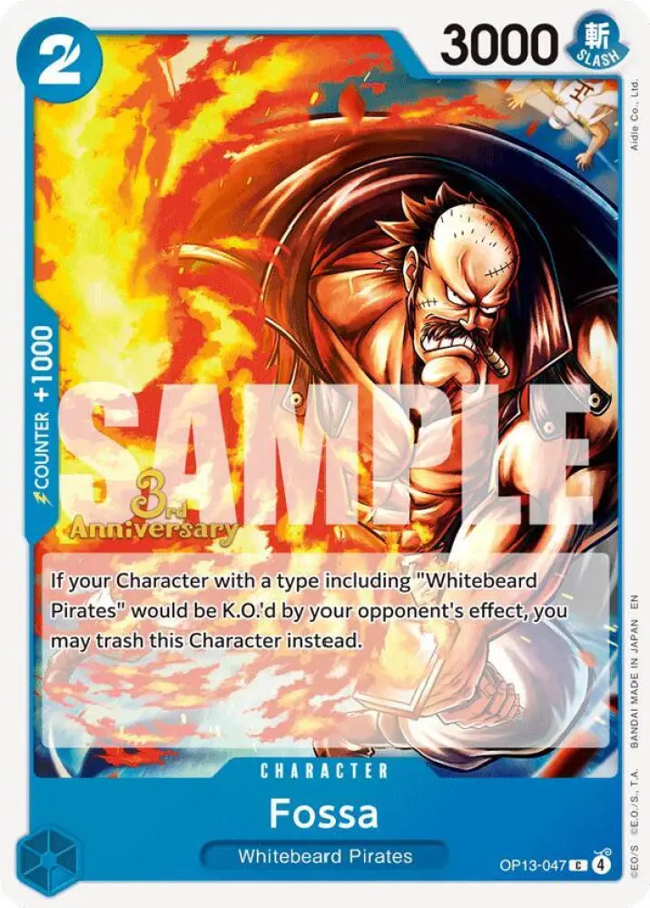 Fossa (OP13-047) [Carrying On His Will: 3rd Anniversary Tournament Cards]