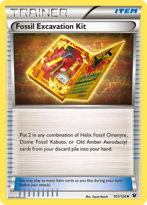 Fossil Excavation Kit (101/124) [XY: Fates Collide] - Pokemon Single