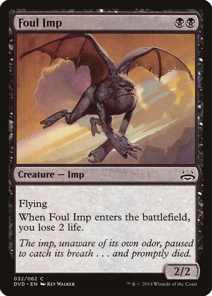 Foul Imp (Divine vs. Demonic) [Duel Decks Anthology] - MTG Single