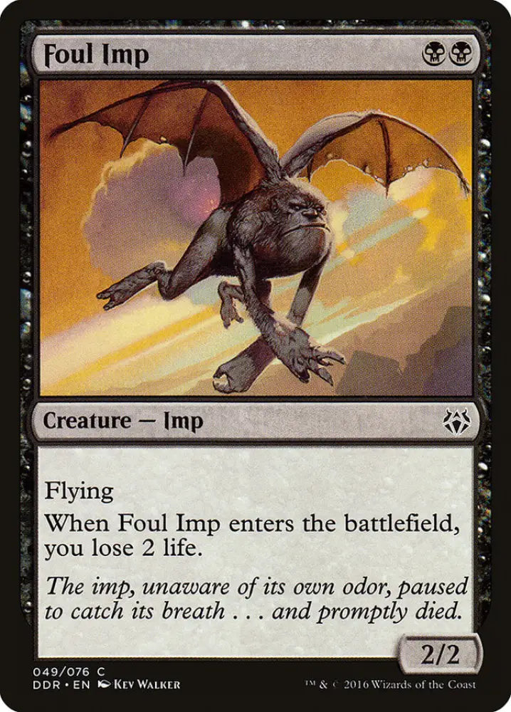 Foul Imp [Duel Decks: Nissa vs. Ob Nixilis] - MTG Single