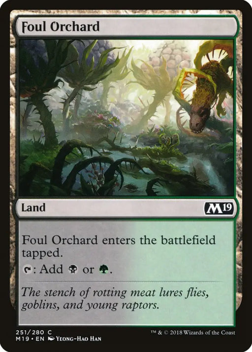 Foul Orchard [Core Set 2019] - MTG Single