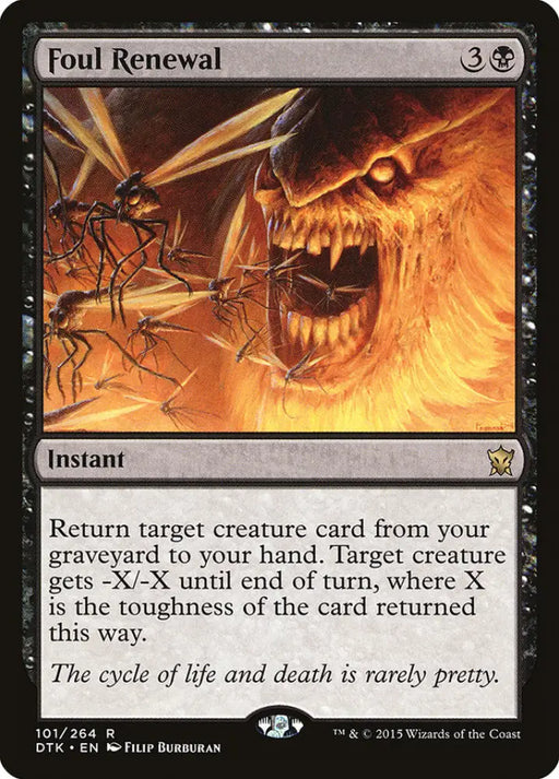 Foul Renewal [Dragons of Tarkir] - MTG Single