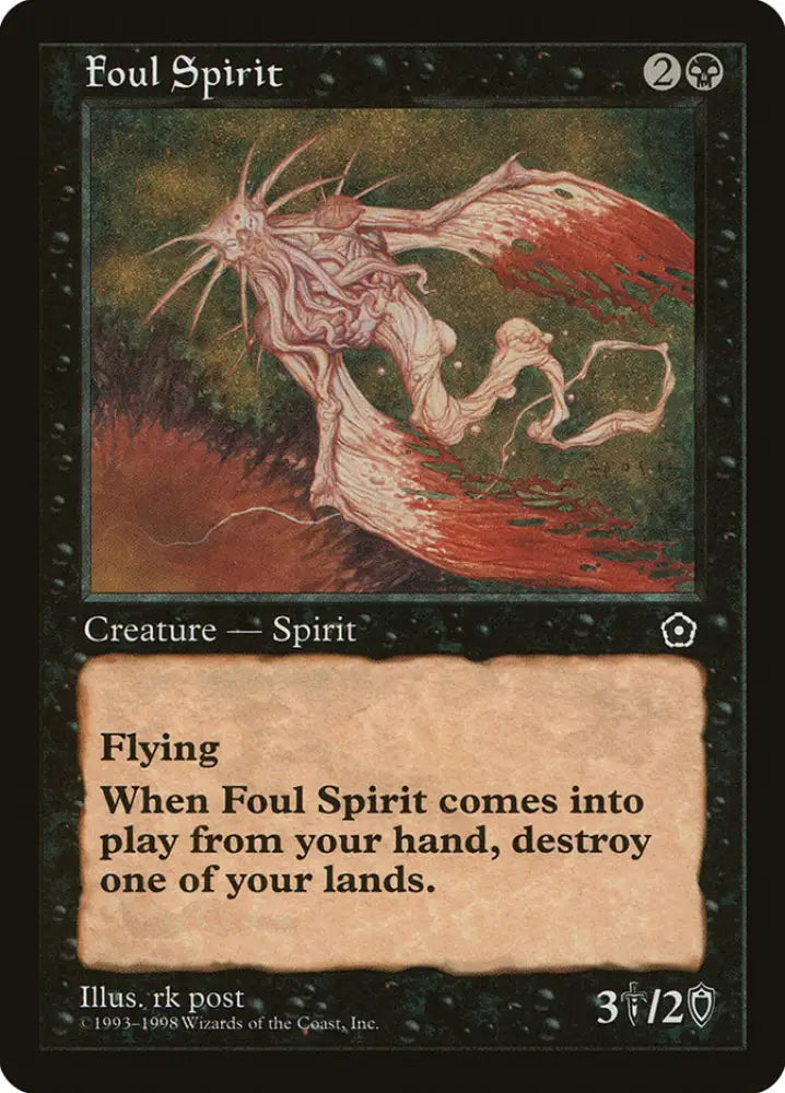 Foul Spirit [Portal Second Age] - MTG Single
