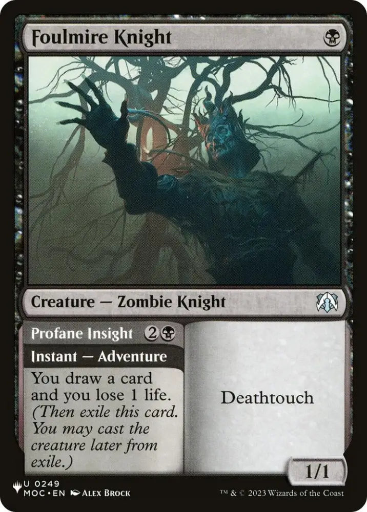 Foulmire Knight (MOC) [The List] - MTG Single