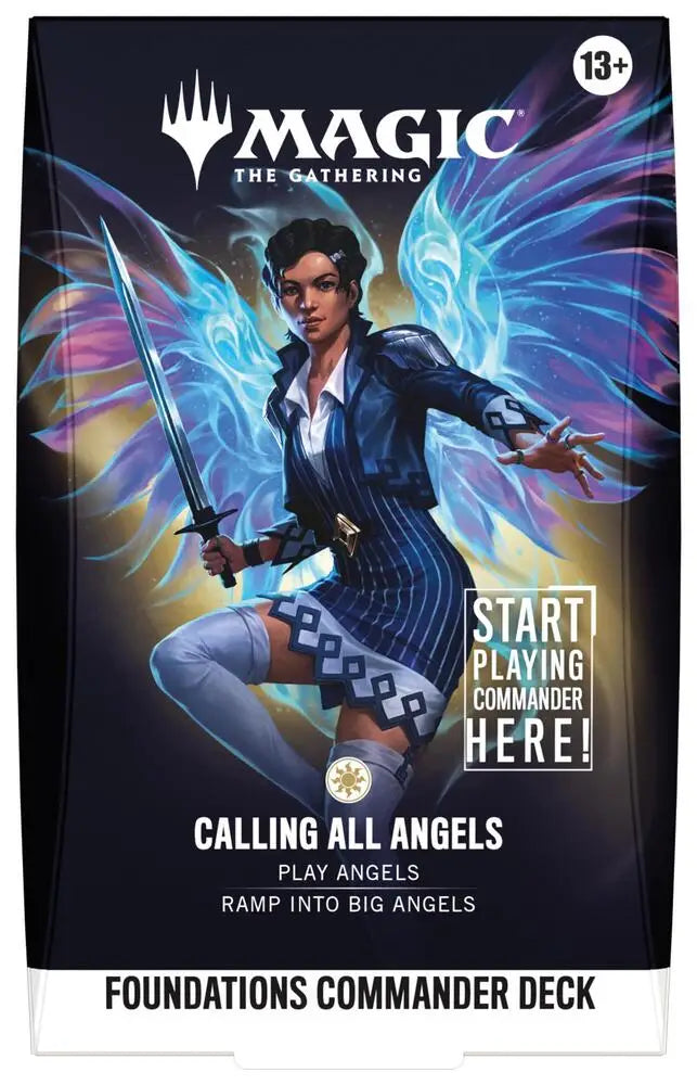 Foundations Commander Deck Calling All Angels (EN) (2026-10-02) - Magic: The Gathering Sealed