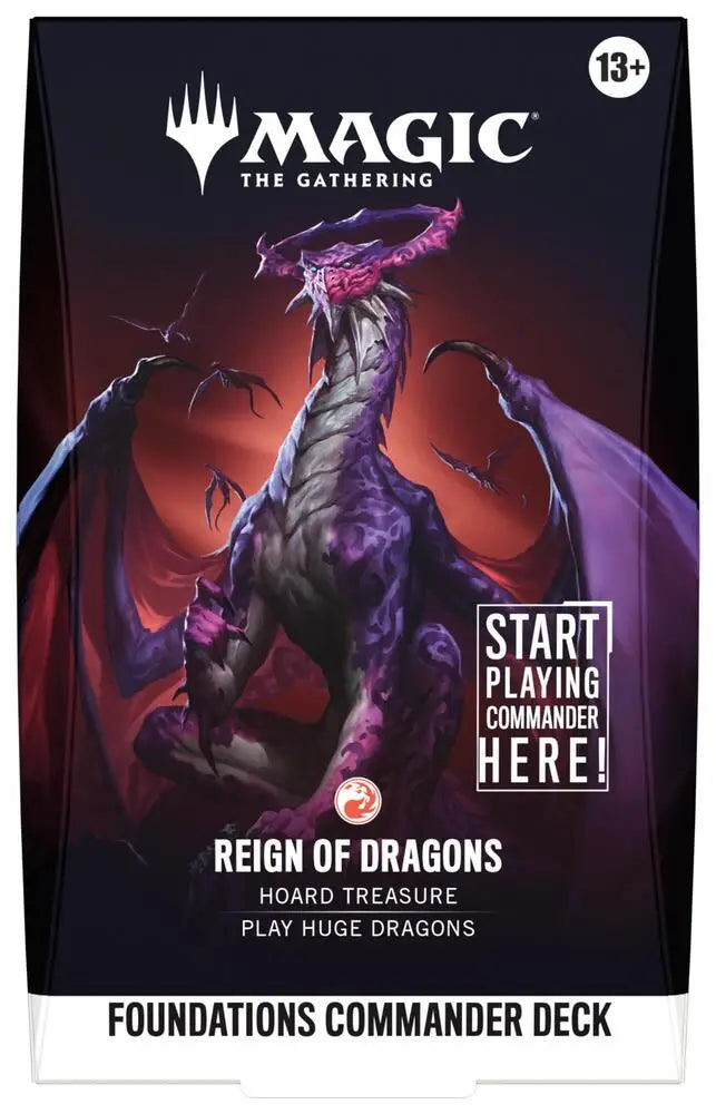 Foundations Commander Deck Reign of Dragons (EN) (2026-10-02) - Magic: The Gathering Sealed