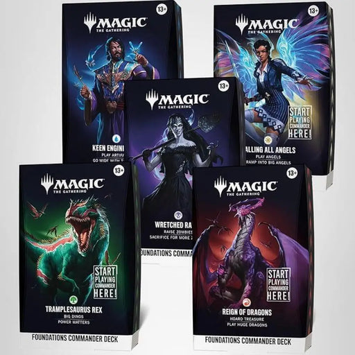 Foundations Commander Decks Set of 5 (EN) (2026-10-02) - Magic: The Gathering Sealed