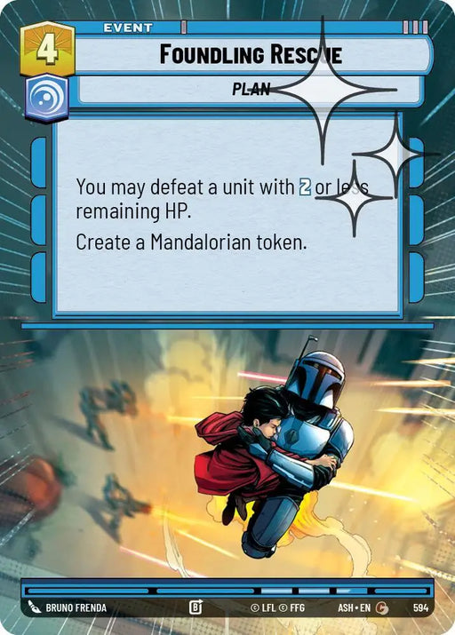 Foundling Rescue (Hyperspace Foil) (594) [Ashes of the Empire]