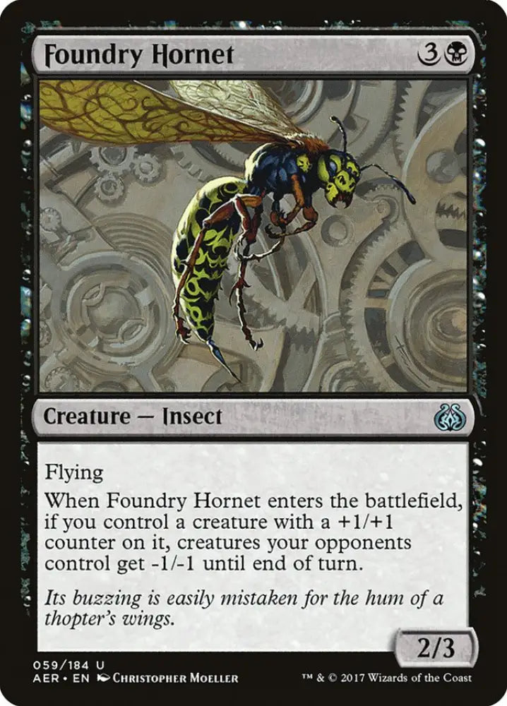 Foundry Hornet [Aether Revolt] - MTG Single