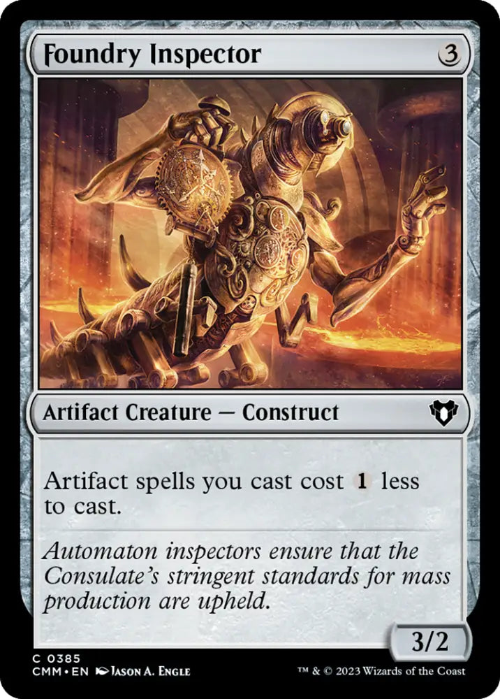 Foundry Inspector [Commander Masters] - MTG Single