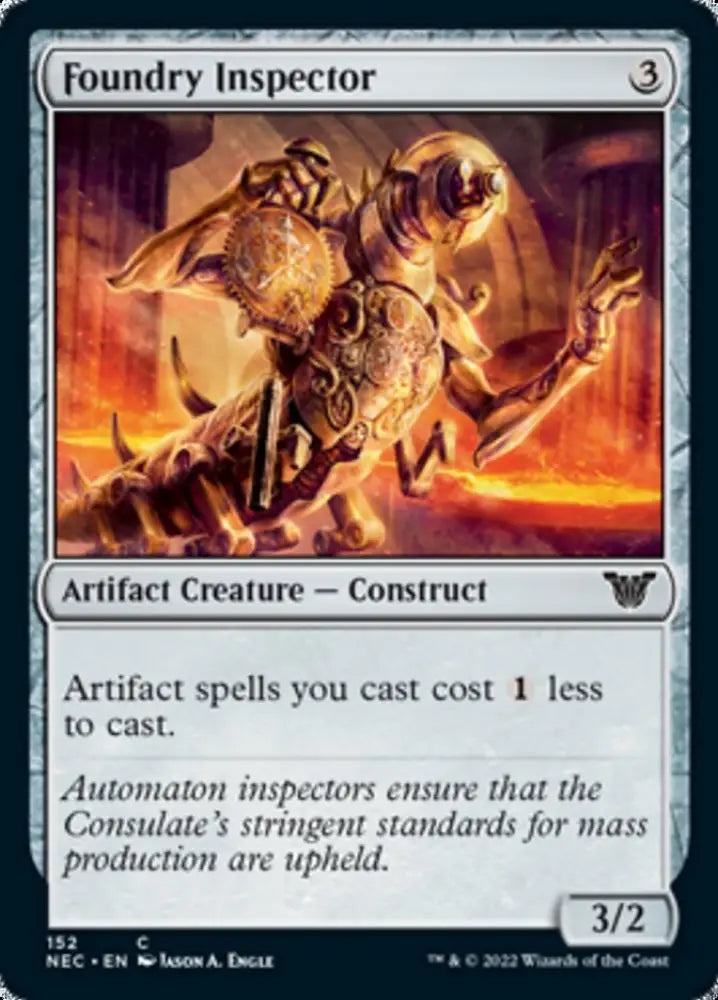 Foundry Inspector [Kamigawa: Neon Dynasty Commander] - MTG Single