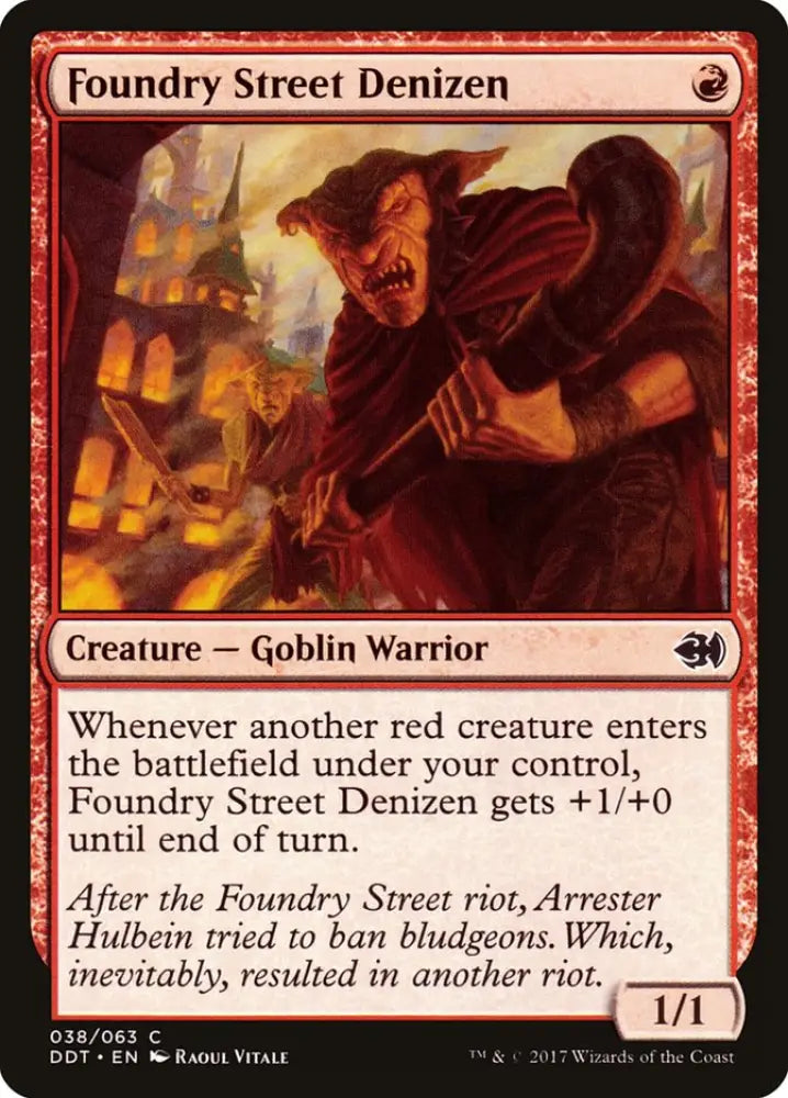 Foundry Street Denizen [Duel Decks: Merfolk vs. Goblins] - MTG Single