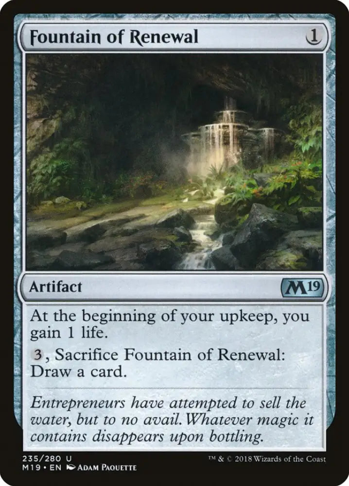 Fountain of Renewal [Core Set 2019] - MTG Single