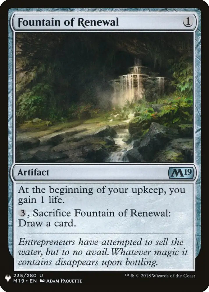 Fountain of Renewal [Mystery Booster] - MTG Single
