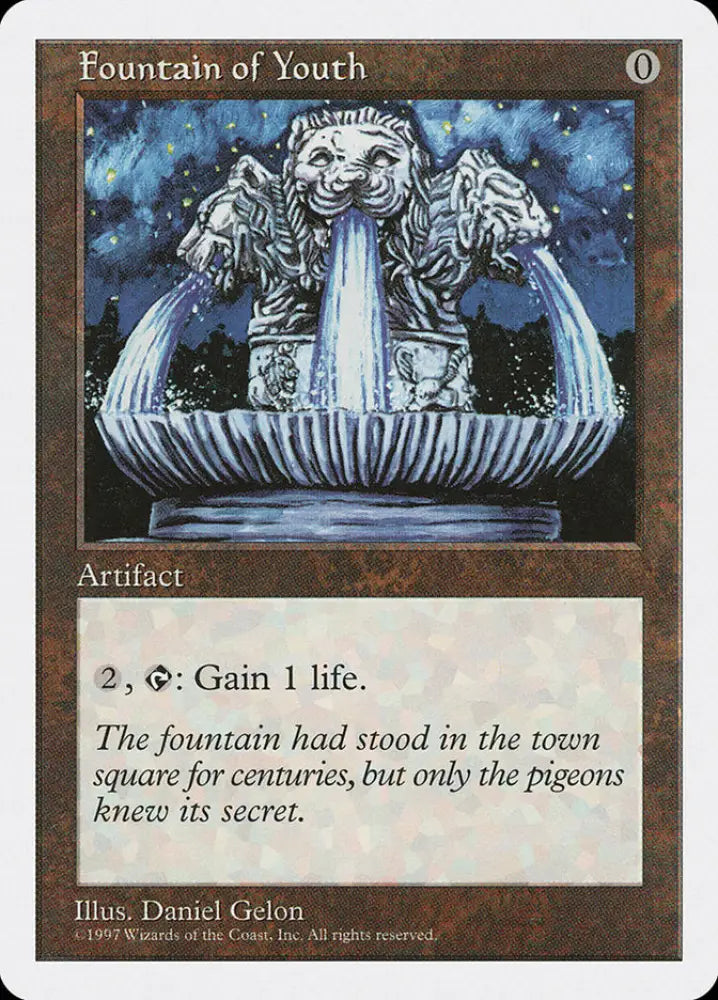 Fountain of Youth [Fifth Edition] - MTG Single