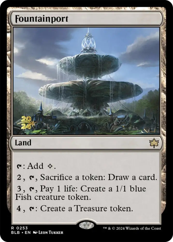 Fountainport [Bloomburrow Prerelease Promos] - MTG Single