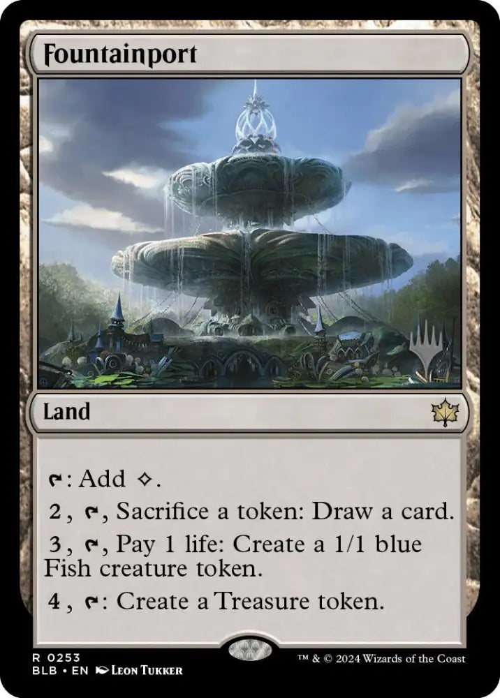 Fountainport (Promo Pack) [Bloomburrow Promos] - MTG Single