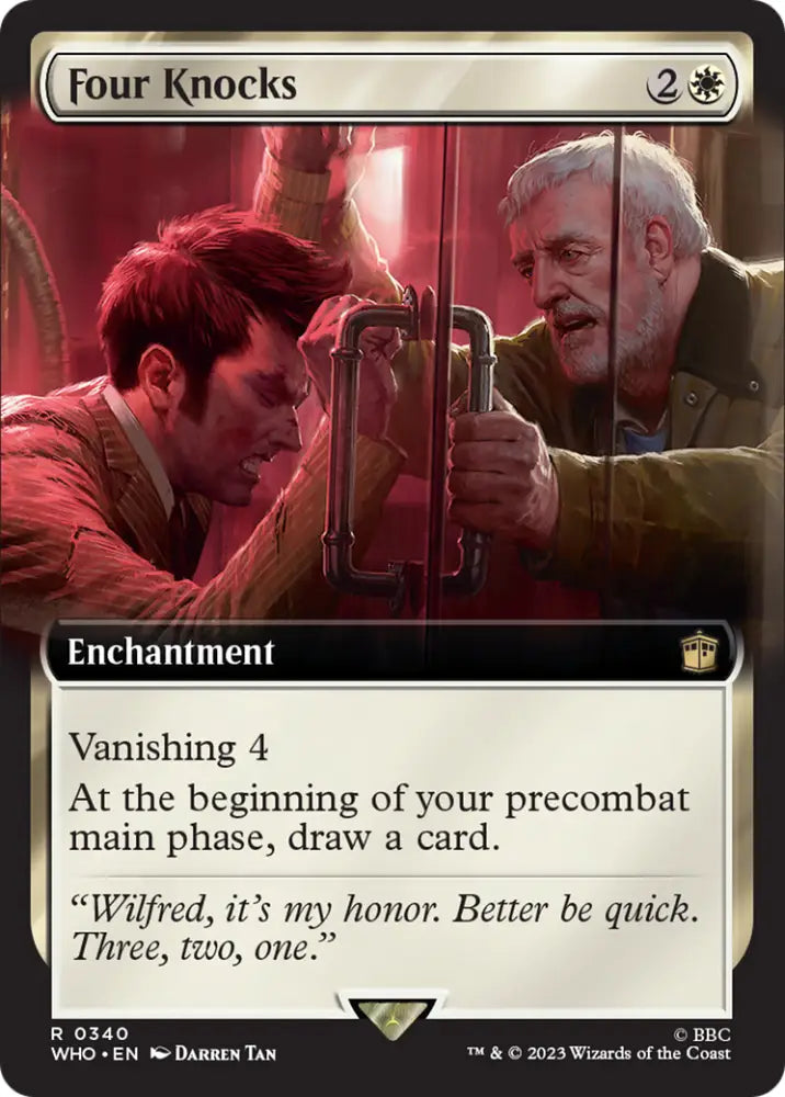 Four Knocks (Extended Art) [Doctor Who] - MTG Single