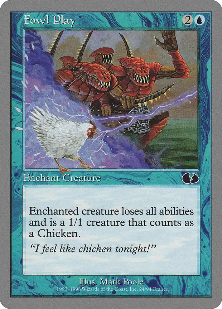 Fowl Play [Unglued] - MTG Single