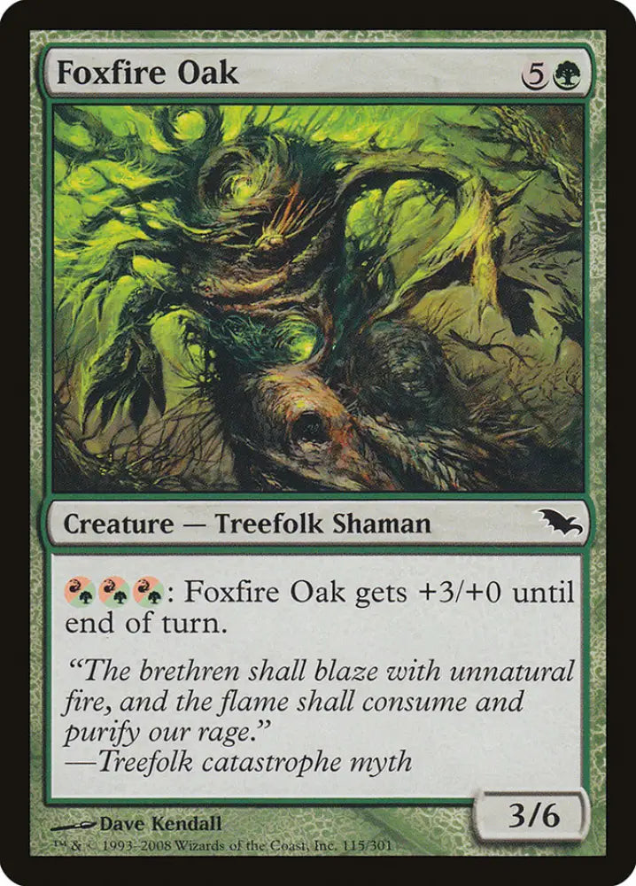 Foxfire Oak [Shadowmoor] - MTG Single