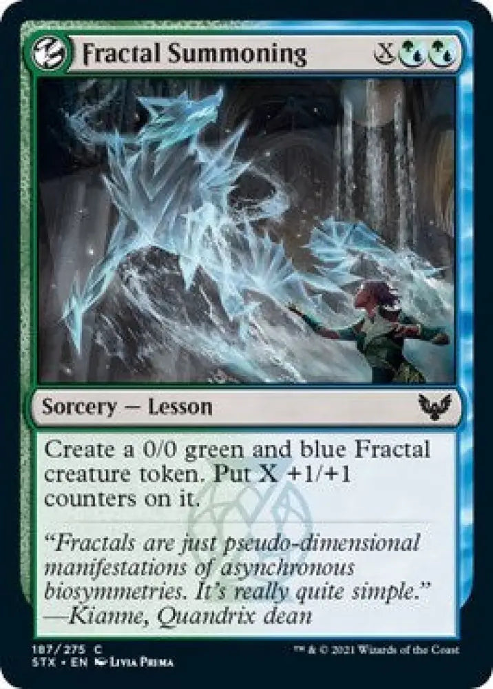 Fractal Summoning [Strixhaven: School of Mages] - MTG Single