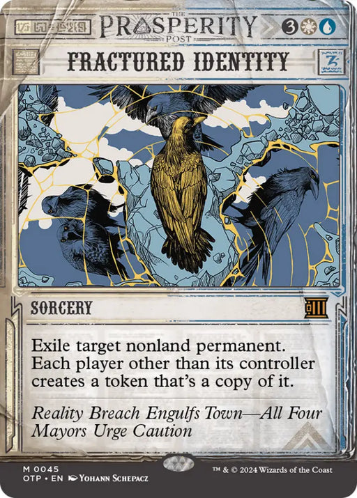 Fractured Identity [Outlaws of Thunder Junction: Breaking News] - MTG Single