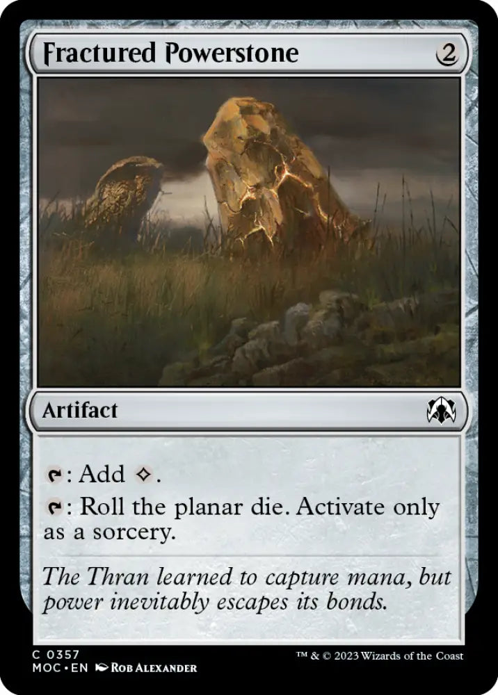 Fractured Powerstone [March of the Machine Commander] - MTG Single