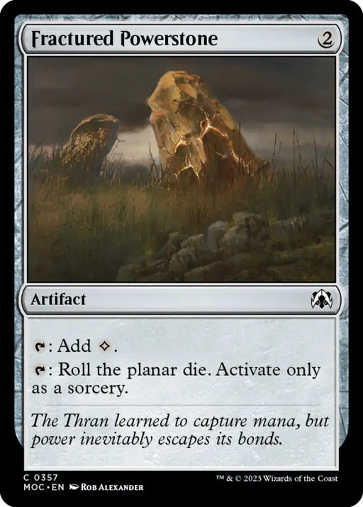 Fractured Powerstone [March of the Machine Commander] - MTG Single
