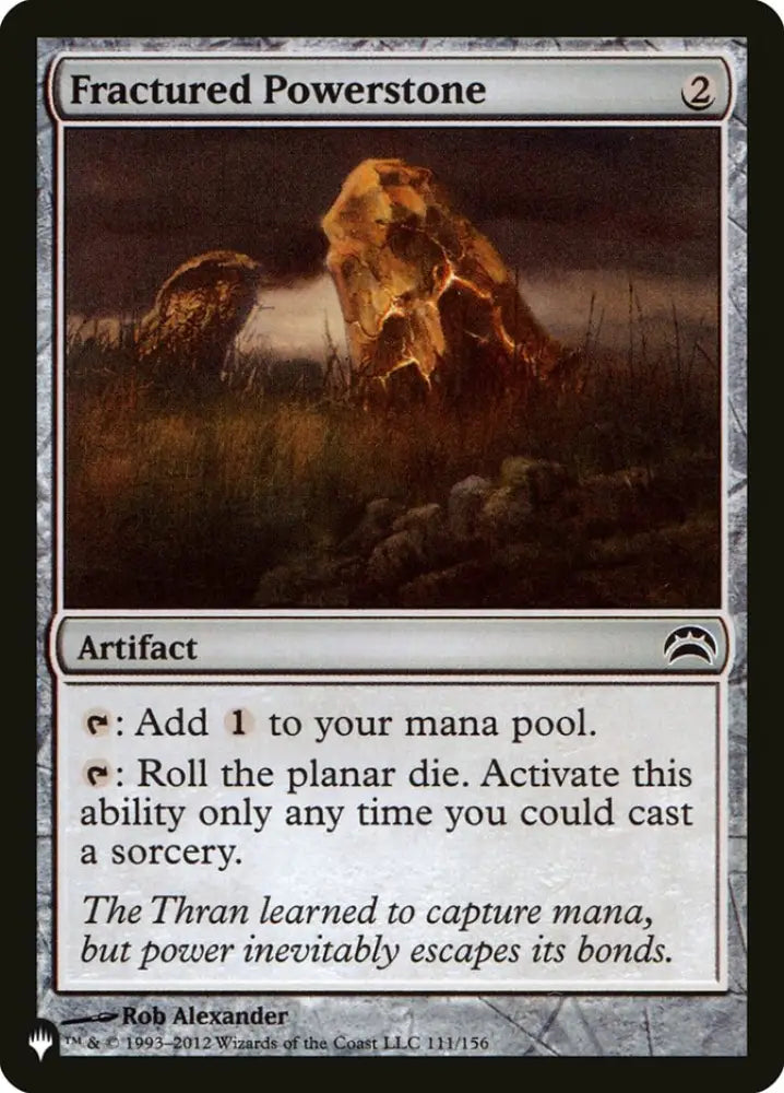 Fractured Powerstone [The List] - MTG Single