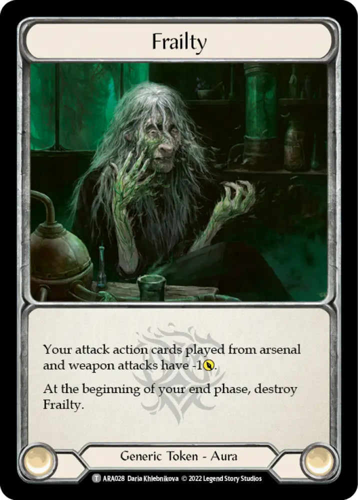 Frailty [Outsiders] (Arakni Blitz Deck) - Flesh And Blood Single