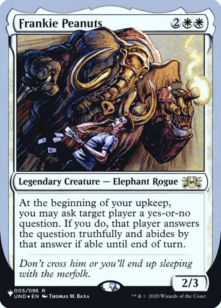 Frankie Peanuts (Unfinity Foil Edition) [The List] - MTG Single