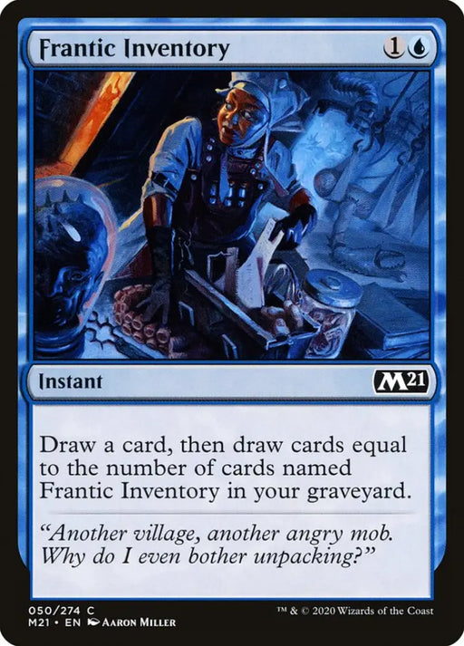 Frantic Inventory [Core Set 2021] - MTG Single